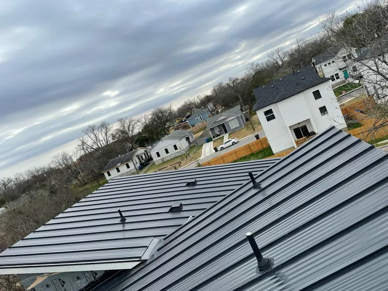 Standing seam metal roof panels with vents for Skylight Repair in East Coventry